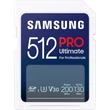 Kép 2/3 - SAMSUNG PRO ULTIMATE (2023) SDXC 512GB CLASS 10 UHS-I U3 V30 200/130 MB/s