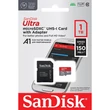 Kép 1/4 - SANDISK ULTRA MICRO SDXC 1TB + ADAPTER CLASS 10 UHS-I U1 A1 150 MB/s