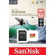Kép 1/5 - SANDISK EXTREME ACTION MICRO SDXC 128GB + ADAPTER CLASS 10 UHS-I U3 A2 V30 190/90 MB/s