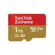 Kép 2/2 - SANDISK EXTREME MOBILE MICRO SDXC 1TB + ADAPTER CLASS 10 UHS-I U3 A2 V30 190/130 MB/s