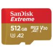 SANDISK EXTREME MOBILE MICRO SDXC 512GB + ADAPTER CLASS 10 UHS-I U3 A2 V30 190/130 MB/s