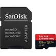 Kép 2/4 - SANDISK EXTREME PRO MICRO SDXC 128GB + ADAPTER CLASS 10 UHS-I U3 A2 V30 200/90 MB/s
