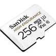 Kép 5/5 - SANDISK HIGH ENDURANCE MICRO SDXC 256GB + ADAPTER CLASS 10 UHS-I U3 V30 100/40 MB/s
