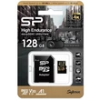 Kép 1/2 - SILICON POWER HIGH ENDURANCE MICRO SDXC 128GB + ADAPTER CLASS 10 UHS-I U3 A1 V30 100/80 MB/s
