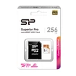 Kép 1/2 - SILICON POWER SUPERIOR PRO MICRO SDXC 256GB + ADAPTER CLASS 10 UHS-I U3 A1 V30 100/80 MB/s
