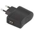 Kép 1/4 - TITANUM TZ105 HÁLÓZATI TÖLTŐ 1xUSB PORT 5V 0,8A FEKETE