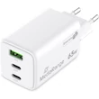 Kép 1/4 - MEDIARANGE HÁLÓZATI TÖLTŐ 2xUSB-C/1xUSB-A PD 3.0 QC 3.0 65W FEHÉR
