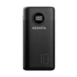 Kép 1/6 - ADATA P10000QCD POWERBANK 10.000 mAh 18W QC 3.0/PD 3.0 FEKETE