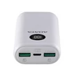 Kép 4/6 - ADATA P10000QCD POWERBANK 10.000 mAh 18W QC 3.0/PD 3.0 FEHÉR