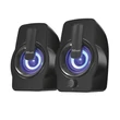 Kép 2/6 - TRUST GEMI RGB USB 2.0 SZTEREÓ HANGSZÓRÓ 12W FEKETE
