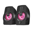 Kép 3/6 - TRUST GEMI RGB USB 2.0 SZTEREÓ HANGSZÓRÓ 12W FEKETE