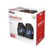 Kép 6/6 - TRUST GEMI RGB USB 2.0 SZTEREÓ HANGSZÓRÓ 12W FEKETE