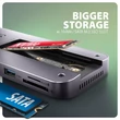 Kép 4/10 - AXAGON HMC-12GM2 USB-C 3.2 GEN 2 SUPERSPEED 12in1 USB HUB NVMe/SATA M.2-GIGABIT LAN-PD 3.0 100W