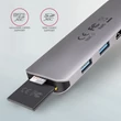 Kép 3/8 - AXAGON HMC-5 USB-C 3.2 GEN 1 SUPERSPEED 5in1 USB HUB PD 3.0 100W