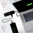 Kép 5/8 - AXAGON HMC-6GL USB-C 3.2 GEN 1 SUPERSPEED 6in1 USB HUB GIGABIT LAN-PD 3.0 100W