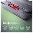 Kép 2/8 - AXAGON HMC-6GM2 USB-C 3.2 GEN 2 SUPERSPEED 6in1 USB HUB NVMe/SATA M.2-PD 3.0 100W