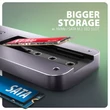 Kép 4/8 - AXAGON HMC-6GM2 USB-C 3.2 GEN 2 SUPERSPEED 6in1 USB HUB NVMe/SATA M.2-PD 3.0 100W