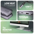 Kép 5/8 - AXAGON HMC-6GM2 USB-C 3.2 GEN 2 SUPERSPEED 6in1 USB HUB NVMe/SATA M.2-PD 3.0 100W