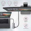 Kép 5/9 - AXAGON HMC-6M2 USB-C 3.2 GEN 1 SUPERSPEED 6in1 USB HUB SATA M.2-GIGABIT LAN-PD 3.0 100W