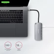 Kép 6/9 - AXAGON HMC-6M2 USB-C 3.2 GEN 1 SUPERSPEED 6in1 USB HUB SATA M.2-GIGABIT LAN-PD 3.0 100W