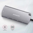 Kép 9/9 - AXAGON HMC-6M2 USB-C 3.2 GEN 1 SUPERSPEED 6in1 USB HUB SATA M.2-GIGABIT LAN-PD 3.0 100W