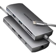 Kép 1/7 - AXAGON HMC-8HLSA USB-C 3.2 GEN 1 SUPERSPEED 9in1 USB HUB GIGABIT LAN-PD 3.0 100W