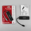 Kép 7/7 - AXAGON HUE-G1C USB-C 3.2 GEN 1 SLIM HUB 4 PORT