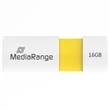 Kép 2/3 - MEDIARANGE USB 2.0 PENDRIVE COLOR EDITION 16GB SÁRGA MR972