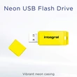 Kép 3/6 - INTEGRAL NEON USB 2.0 PENDRIVE 64GB SÁRGA