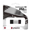 Kép 1/5 - KINGSTON DATATRAVELER 80 USB-C 3.2 GEN 1 PENDRIVE 256GB