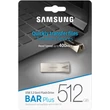 Kép 1/4 - SAMSUNG BAR PLUS USB 3.2 GEN 1 PENDRIVE 512GB EZÜST (400 MB/s)