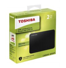 TOSHIBA CANVIO BASICS 2,5 COL USB 3.0 KÜLSŐ MEREVLEMEZ 2TB FEKETE