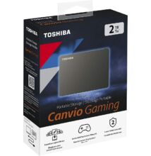 TOSHIBA CANVIO GAMING 2,5 COL USB 3.0 KÜLSŐ MEREVLEMEZ 2TB FEKETE