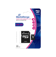 MEDIARANGE MICRO SDXC 64GB + ADAPTER CLASS 10