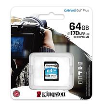 KINGSTON CANVAS GO PLUS SDXC 64GB CLASS 10 UHS-I U3 A2 V30 170/70 MB/s