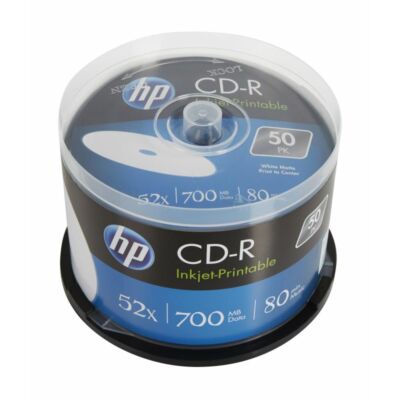 HP CD-R 52X FULL NYOMTATHATÓ CAKE (50)