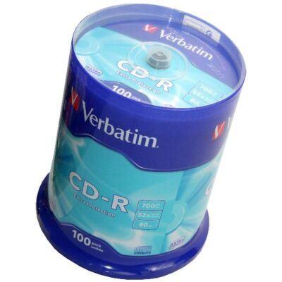 VERBATIM CD-R 52X CAKE (100)