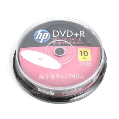 HP DVD+R 8X DL FULL NYOMTATHATÓ CAKE (10)