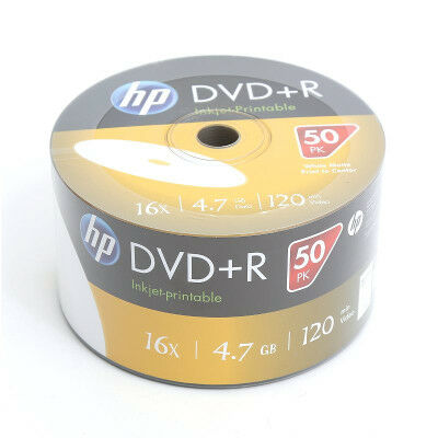 HP DVD+R 16X FULL NYOMTATHATÓ SHRINK (50)