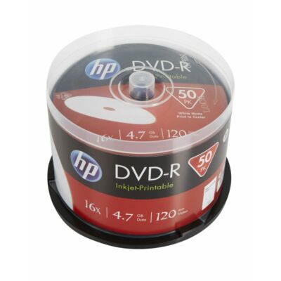 HP DVD-R 16X FULL NYOMTATHATÓ CAKE (50)