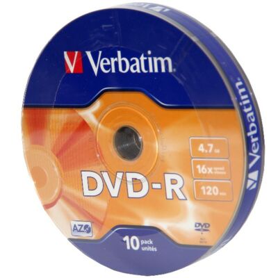 VERBATIM DVD-R 16X SHRINK (10)