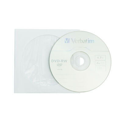 VERBATIM DVD-RW 4X PAPÍRTOKBAN (10)