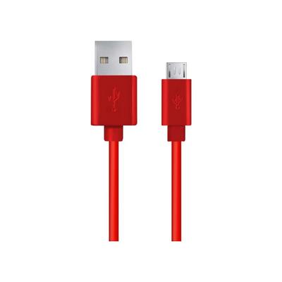 ESPERANZA EB177R MICRO USB KÁBEL 0,5m PIROS