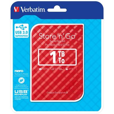 VERBATIM USB 3.0 HDD 2,5 STORE N GO G2 1TB PIROS