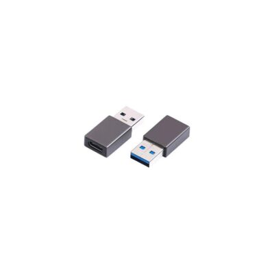 C-TECH USB 3.2 (APA) - USB-C (ANYA) ÁTALAKÍTÓ ADAPTER SZÜRKE