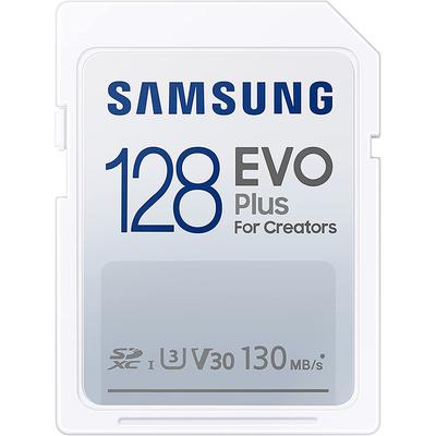 SAMSUNG EVO PLUS (2021) SDXC 128GB CLASS 10 UHS-I U3 V30 130 MB/s ADATÁTVITELI SEBESSÉG