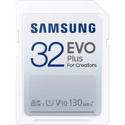 SAMSUNG EVO PLUS (2021) SDHC 32GB CLASS 10 UHS-I U1 V10 130 MB/s ADATÁTVITELI SEBESSÉG