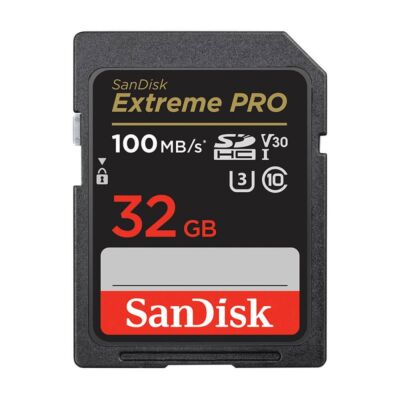 SANDISK EXTREME PRO SDHC 32GB CLASS 10 UHS-I U3 V30 100/90 MB/s