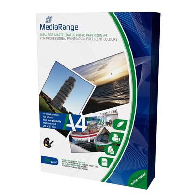 MEDIARANGE KÉTOLDALAS MATT FOTÓPAPÍR A4 140g 100 DB-OS CSOMAG MRINK111