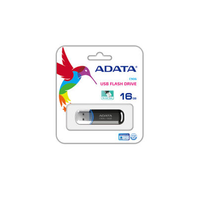 ADATA USB 2.0 PENDRIVE CLASSIC C906 16GB FEKETE